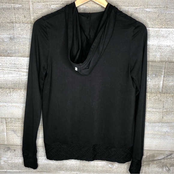 Marika Tek performance wear black zip up athletic workout jacket - Picture 2 of 3